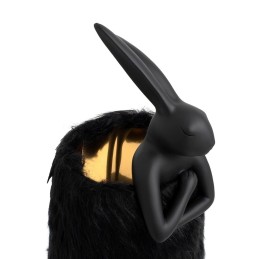 KARE lampa stołowa RABBIT FUR 50 cm       czarna / złota Kare design - 3