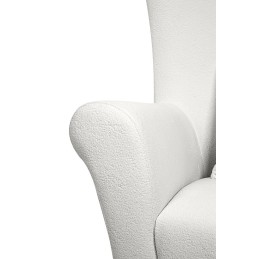 MaMaison fotel obrotowy GROSDOS biały /   chenille MaMaison - 5