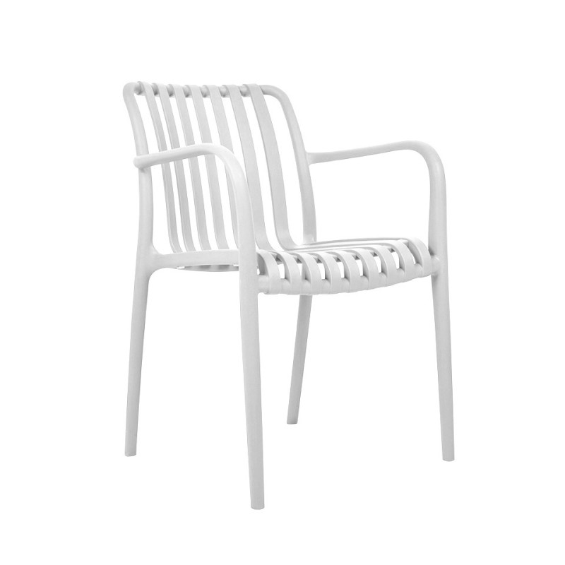 MODESTO krzesło Strips białe -            polipropylen Modesto design - 1