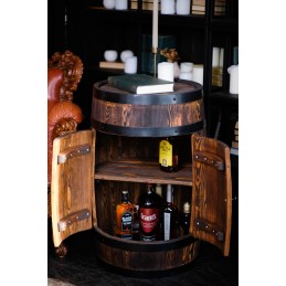 Barek beczka drewniany 80x55 cm Bonanza Wood BONANZA WOOD - 9