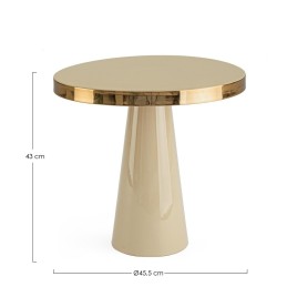 BIZZOTTO stolik kawowy NANDIKA beżowy Bizzotto - 5