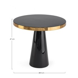 BIZZOTTO stolik kawowy NANDIKA czarny Bizzotto - 4