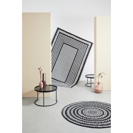 BIZZOTTO zestaw stolików kawowych ZEINA   ROUND czarny Bizzotto - 7