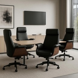 Fotel biurowy ADMIRAL czarny King home - 13