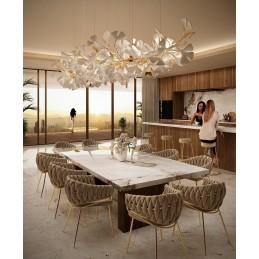 MOOSEE lampa wisząca FLORA 250 PP złota Moosee - 12