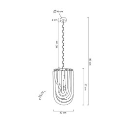 MOOSEE lampa wisząca MURANO S złota Moosee - 2