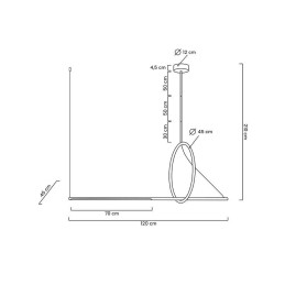MOOSEE lampa wisząca STICK czarna Moosee - 3