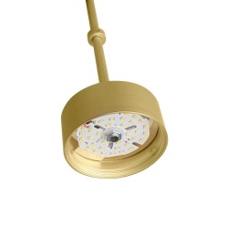 MOOSEE lampa wisząca CAPRI LINE 3 złota   - 180 LED, aluminium, szkło Moosee - 13