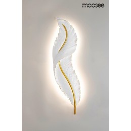 MOOSEE lampa ścienna IKAR 60  biała / złota Moosee - 2