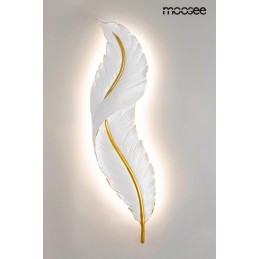 MOOSEE lampa ścienna IKAR 80  biała / złota Moosee - 2