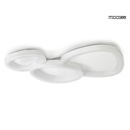 MOOSEE lampa sufitowa / plafon CELLS 3    biała Moosee - 1