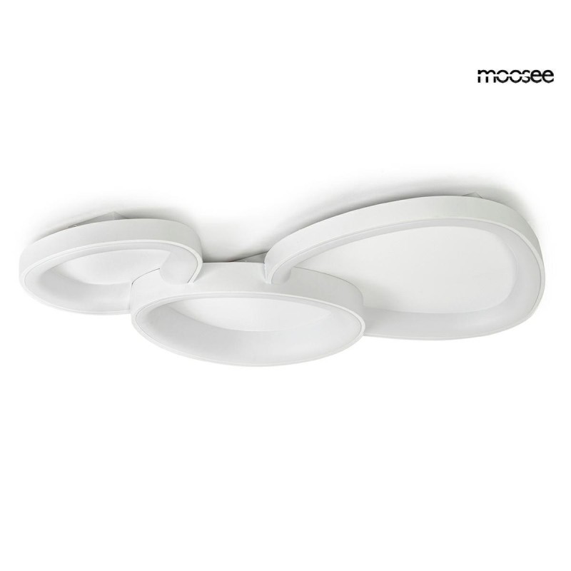 MOOSEE lampa sufitowa / plafon CELLS 3    biała Moosee - 1