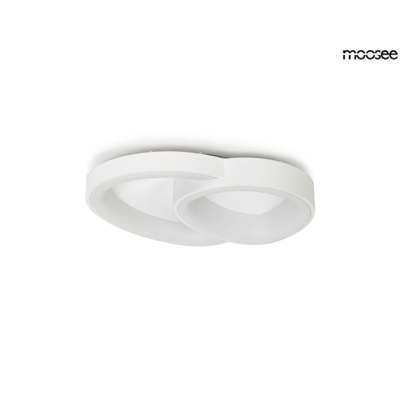 MOOSEE lampa sufitowa / plafon CELLS 2    biała Moosee - 1