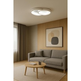 MOOSEE lampa sufitowa / plafon CELLS 2    biała Moosee - 8