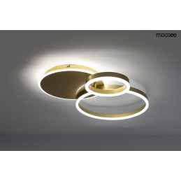 MOOSEE lampa sufitowa / plafon RINGS 3    złota Moosee - 2