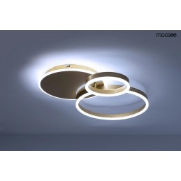 MOOSEE lampa sufitowa / plafon RINGS 3    złota Moosee - 4