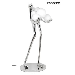 MOOSEE lampa podłogowa HUMAN SILVER       PREMIUM Moosee - 1