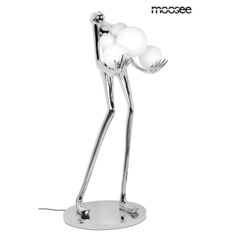 MOOSEE lampa podłogowa HUMAN SILVER       PREMIUM Moosee - 1