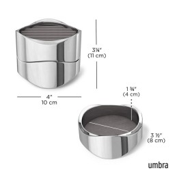 UMBRA organizer na biżuterię WAVY chrom Umbra - 6