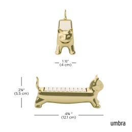 UMBRA organizer na pierścionki ALI CAT    złoty Umbra - 6