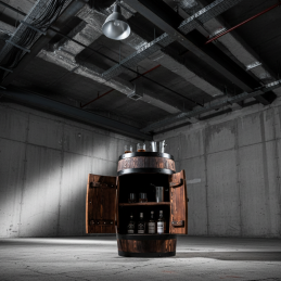 Barek beczka drewniany 80x55 cm Bonanza Wood BONANZA WOOD - 28