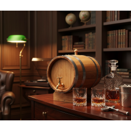 Beczka Dębowa Bonanza Wood do Alkoholu / Bimbru z Grawerem  (1L - 50L) BONANZA WOOD - 37