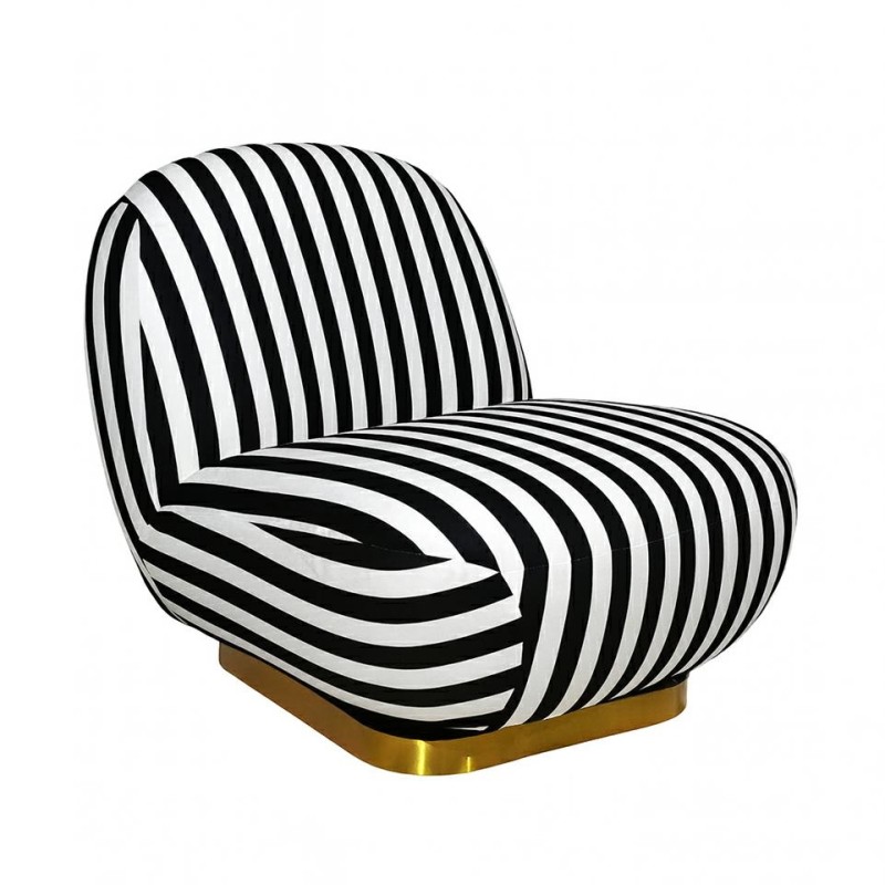 MaMaison fotel obrotowy AZURE biały /     czarny