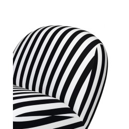 MaMaison fotel obrotowy AZURE biały /     czarny