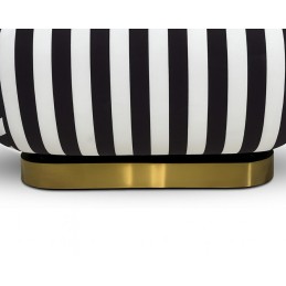 MaMaison fotel obrotowy AZURE biały /     czarny