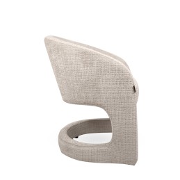 MaMaison krzesło SHELLY beżowe