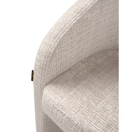 MaMaison krzesło SHELLY beżowe