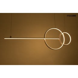 MOOSEE lampa wisząca RAGE złota