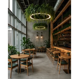 MOOSEE lampa wisząca GARDENS 160 czarna