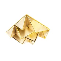 MOOSEE lampa sufitowa / plafon PYRAMIDS   złota