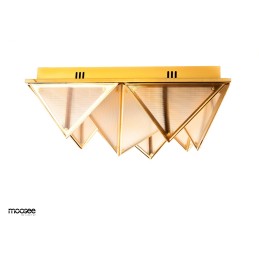 MOOSEE lampa sufitowa / plafon PYRAMIDS   złota