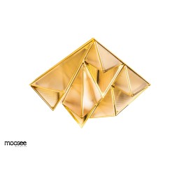MOOSEE lampa sufitowa / plafon PYRAMIDS   złota