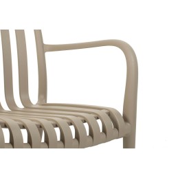 MODESTO krzesło STRIPS ARM beżowe
