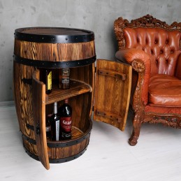 Drewniany Barek Beczka | Szafka na Wino i Alkohol | Bonanza Wood