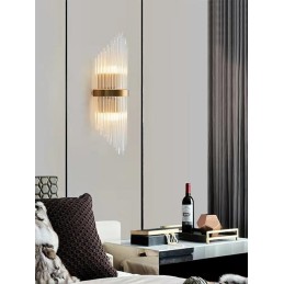 MOOSEE lampa ścienna FLORENS M złota