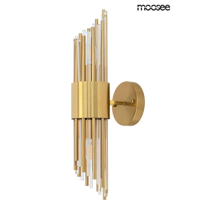 MOOSEE lampa ścienna AMADEO złota