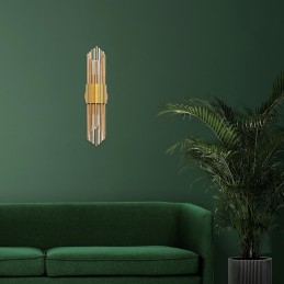 MOOSEE lampa ścienna AMADEO złota