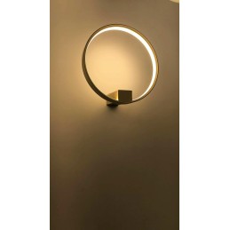 MOOSEE lampa ścienna CIRCLE WALL złota