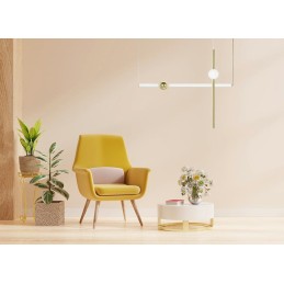 MOOSEE lampa wisząca LIBRA 60 ON złota