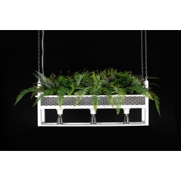 Lampa wisząca / kwietnik SEMIRA 100 INDUSTRIAL biała