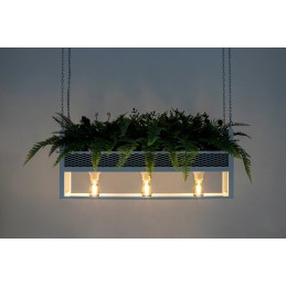 Lampa wisząca / kwietnik SEMIRA 100 INDUSTRIAL biała