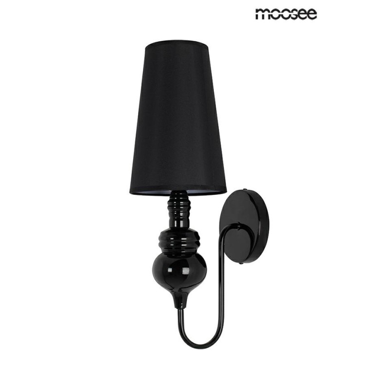 MOOSEE lampa ścienna QUEEN 15 czarna