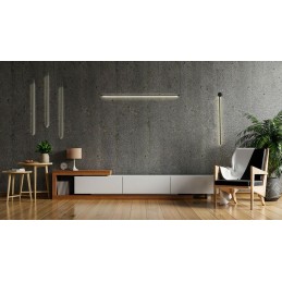 MOOSEE lampa ścienna OMBRE 60 czarna