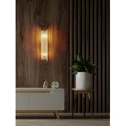 MOOSEE lampa ścienna COLUMN 65 złota