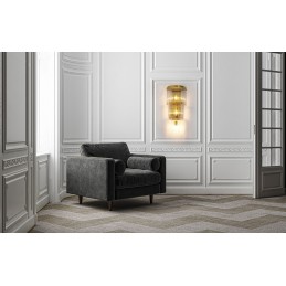 MOOSEE lampa ścienna ESTRO złota