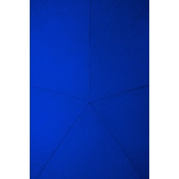 Fotel BALL BLACK niebieski